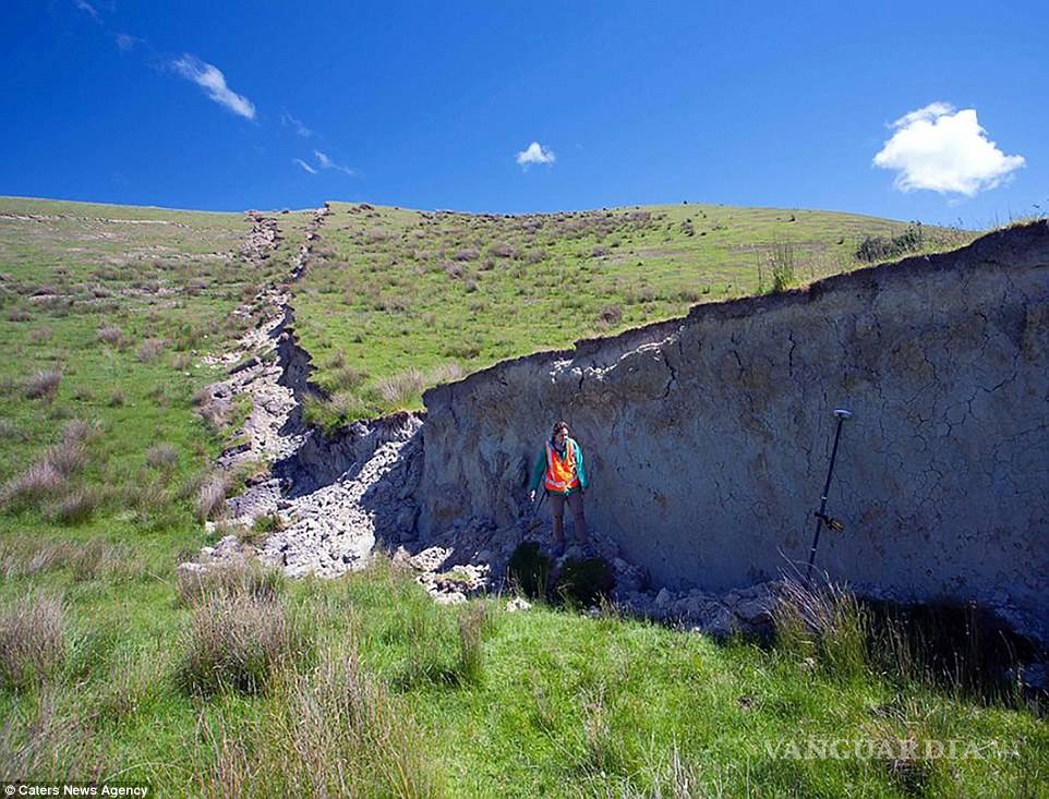 $!Nueva Zelanda ya tiene una 'gran muralla', terremoto creó una barrera natural