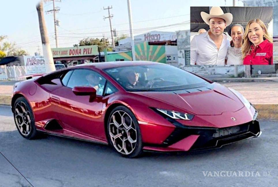 Arrolla, el diputado de la 4T Antonio ‘Tony’ Flores Guerra, a la ‘austeridad republicana’ con un Lamborghini color Morena