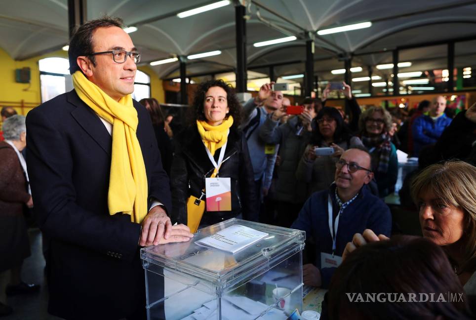 $!El lazo amarillo, un símbolo "prohibido" de las elecciones catalanas