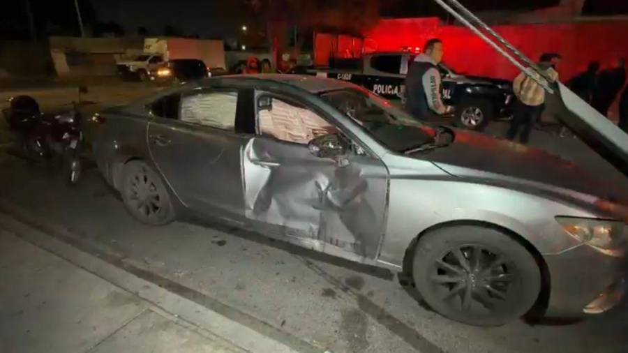 El conductor del vehículo involucrado fue asegurado en el sitio para el deslinde de responsabilidades.