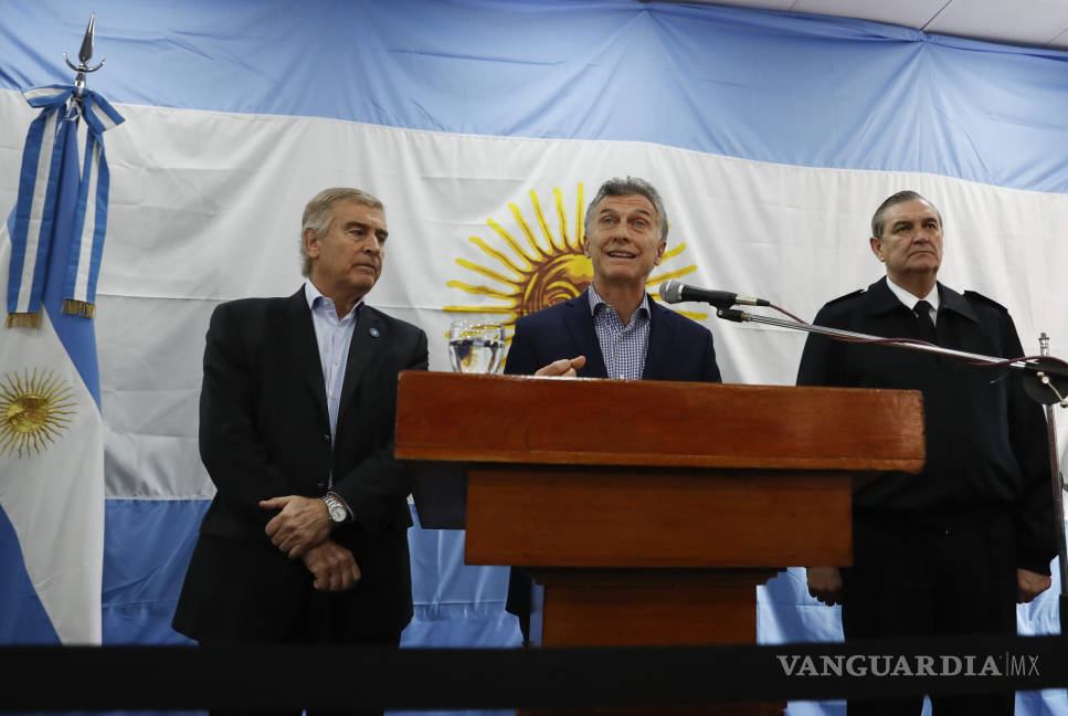 $!Promete Mauricio Macri seguir hasta el final búsqueda del submarino