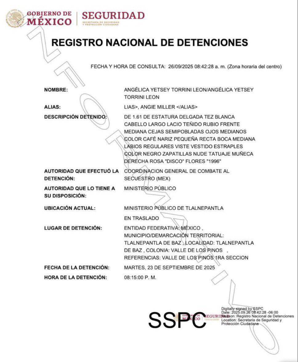 $!Caso B-King y Regio Clown:¿Dónde está Angie Miller? Detienen y liberan a modelo, tras reporte de desaparición