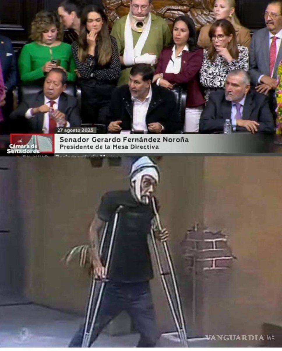 $!Asi fue grabado el encontronazo entre ‘Alito’ Moreno y Noroña desde múltiples cámaras; desata ola de memes