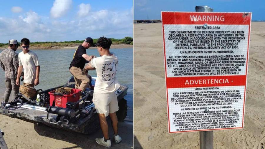 En primera instancia, el Gobierno de EU no confirmó la colocación oficial de los letreros.