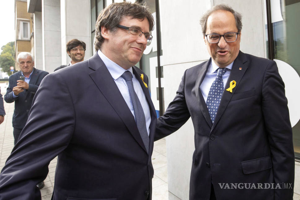 $!El ex líder catalán Puigdemont regresa a Bélgica