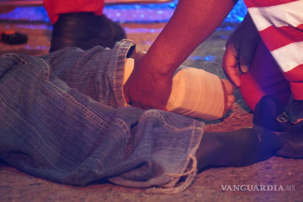 $!El accidente ocurrió en el bulevar Emilio Arizpe de la Maza, al sur de Saltillo.