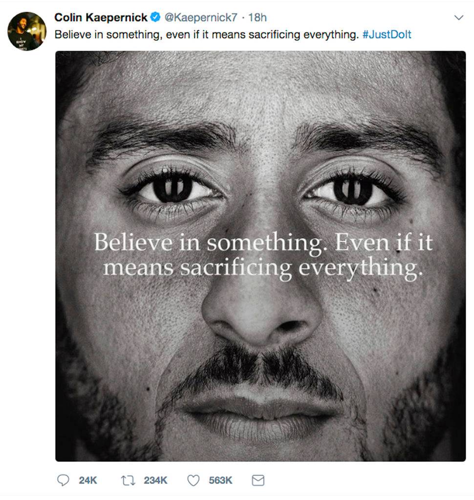 $!¿Es bueno para Nike involucrarse en controversia política?
