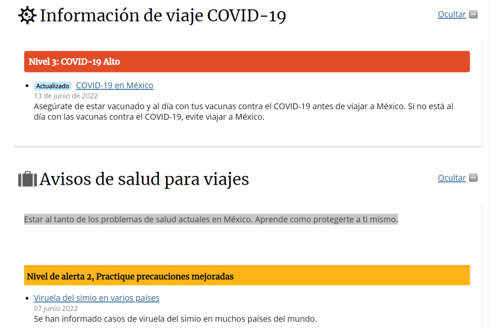 $!Consideran a México como país nivel 3 de contagios COVID-19; emite EU alerta para viajeros