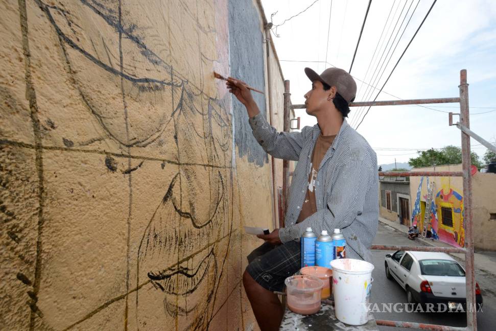 $!Ciudad Mural lleva el arte a las bardas del Águila de Oro