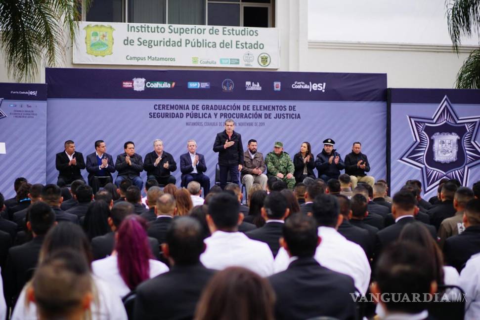 $!Coahuila va un paso adelante en materia de seguridad: Miguel Riquelme
