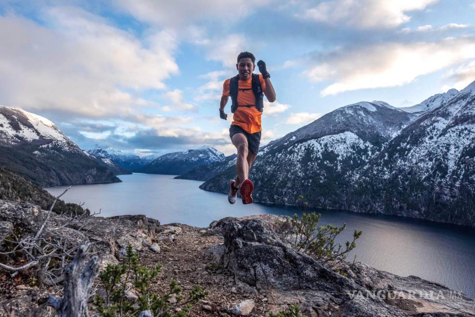$!Santos Rueda, durante una carrera de montaña.