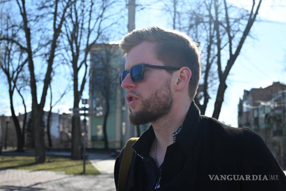 $!En la imagen, Sviatoslav Yurash, el diputado ucraniano más joven. EFE/Ignacio Ortega