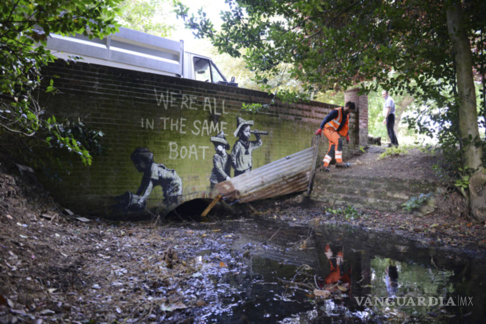 $!Aparecen en el este de Inglaterra varias obras supuestamente de Banksy