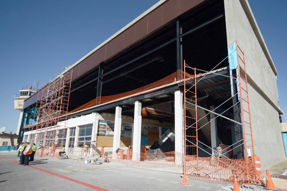 Calculan para mayo concluir remodelación del aeropuerto de Ramos Arizpe