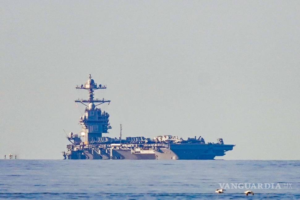 $!El portaaviones USS Gerald R. Ford reforzó en los últimos meses su presencia militarestadounidense en el Caribe y en el Pacífico.