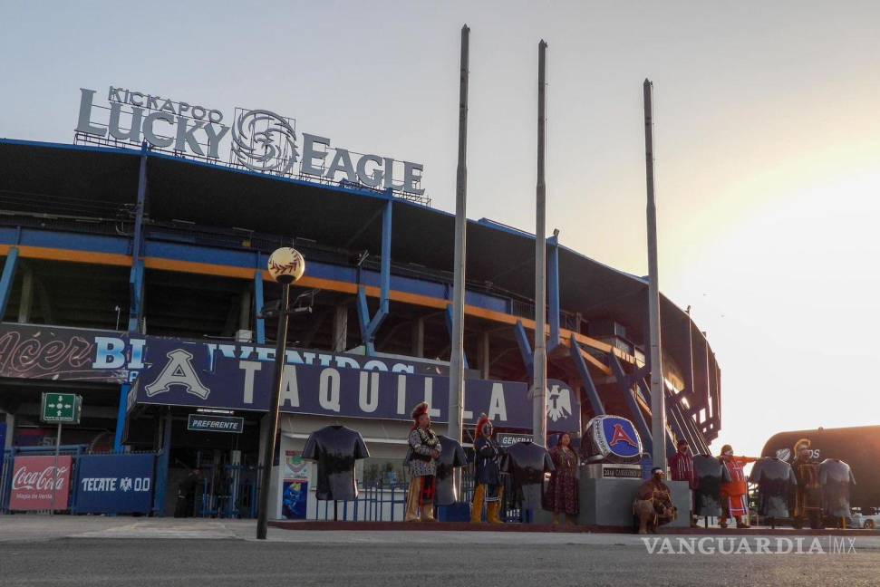$!El estadio de los Acereros de Monclova ahora lleva el nombre “Kickapoo Lucky Eagle” como resultado del acuerdo de patrocinio con la Tribu Kickapoo.