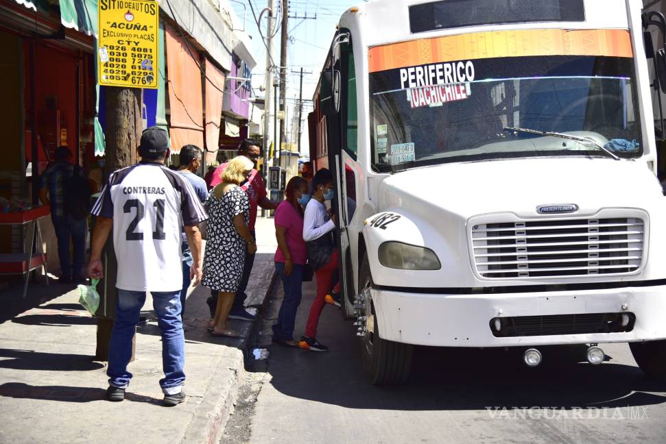 $!‘Arrolla’ transporte público de Saltillo medidas de sanidad