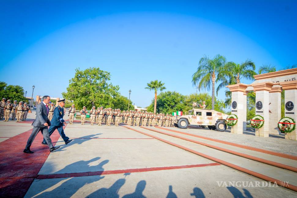 Conmemoran Aniversario de la "Gesta Heroica Chapultepec" en Piedras Negras