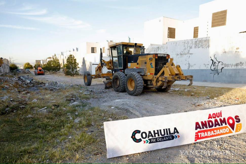 $!La obra contempla más de 3 mil metros cuadrados de concreto hidráulico para mejorar la movilidad en el oriente de Saltillo.