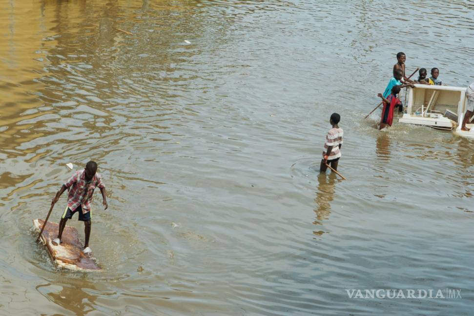 $!Captan cómo las inundaciones sin precedentes devastaron un sitio del Patrimonio Mundial en Costa de Marfil