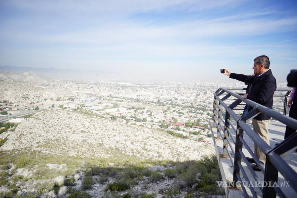 $!Hay avance del 70% de parque ecológico en Cerro de las Noas de Torreón