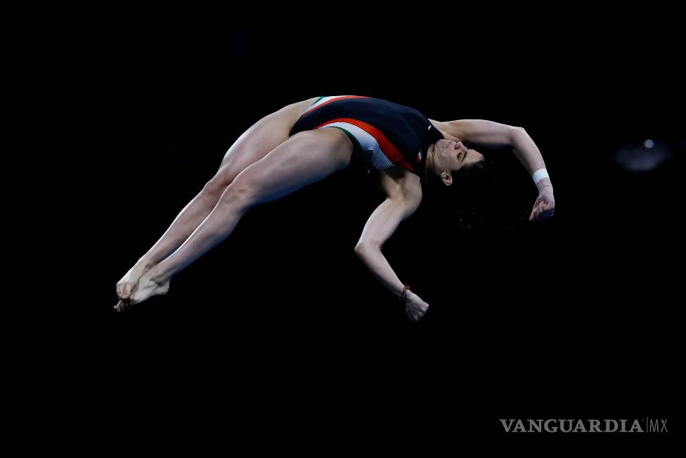 $!Alejandra Orozco de México compite durante la final de plataforma 10m femenina de saltos por los Juegos Olímpicos 2020. EFE