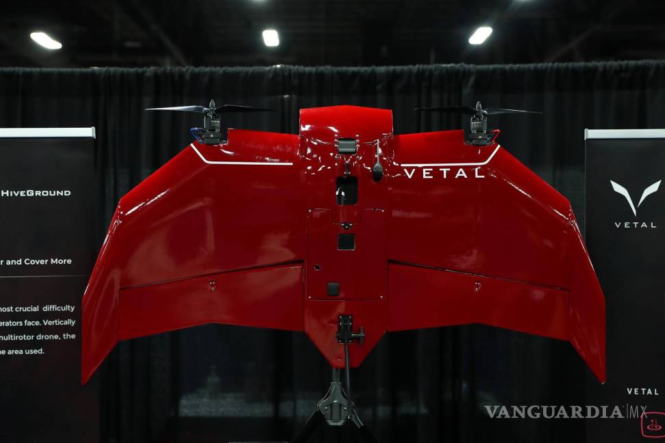 $!El dron HG Robotics Vetal se muestra en el International Consumer Electronics Show en Las Vegas, Nevada. EFE/EPA/Caroline Brehman