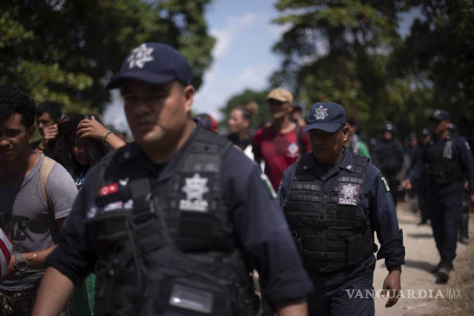 $!Detienen en Chiapas a migrantes que dispararon contra policías federales