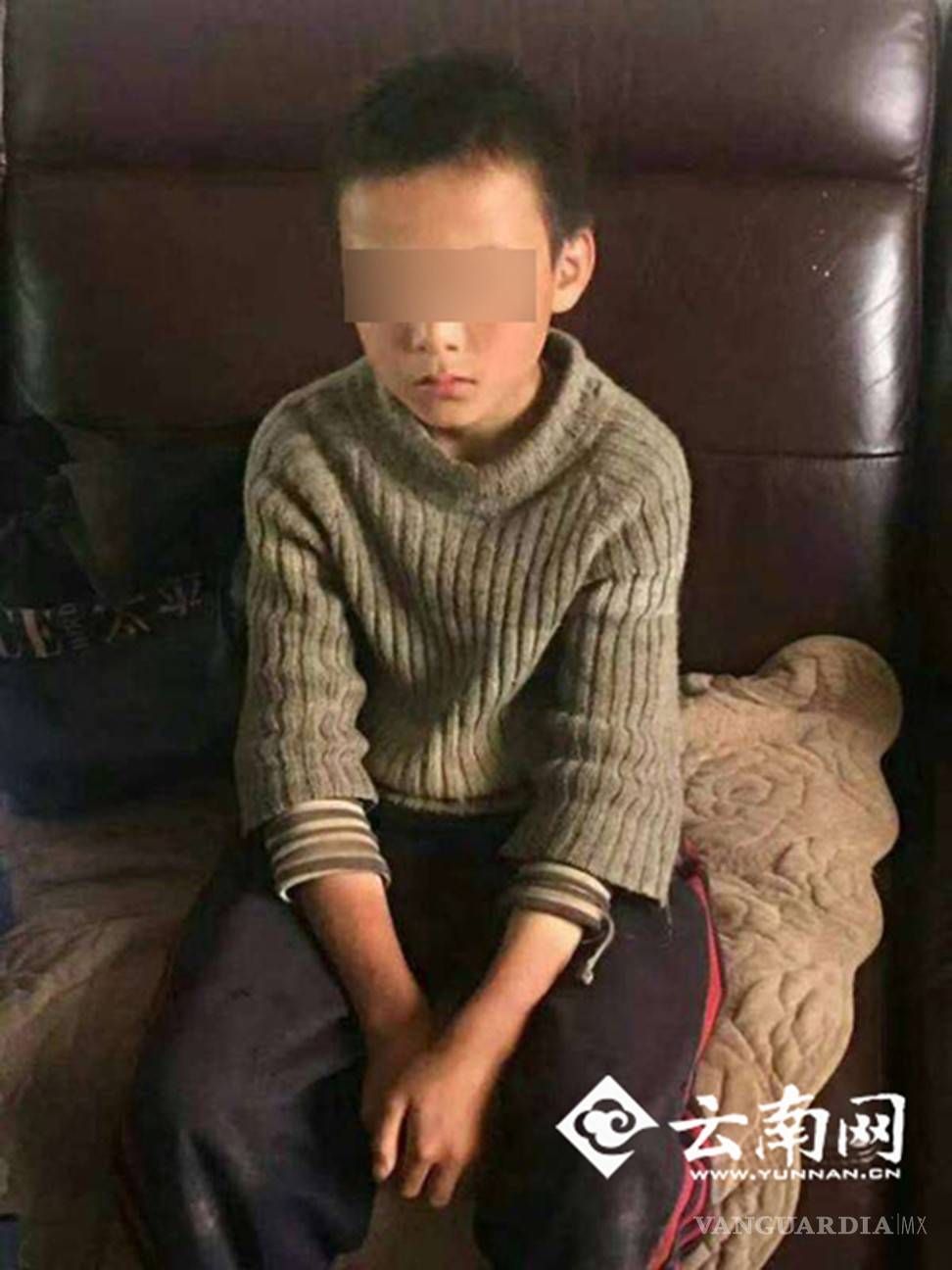 $!Un niño chino sobrevive 24 días alimentándose de carne de serpiente