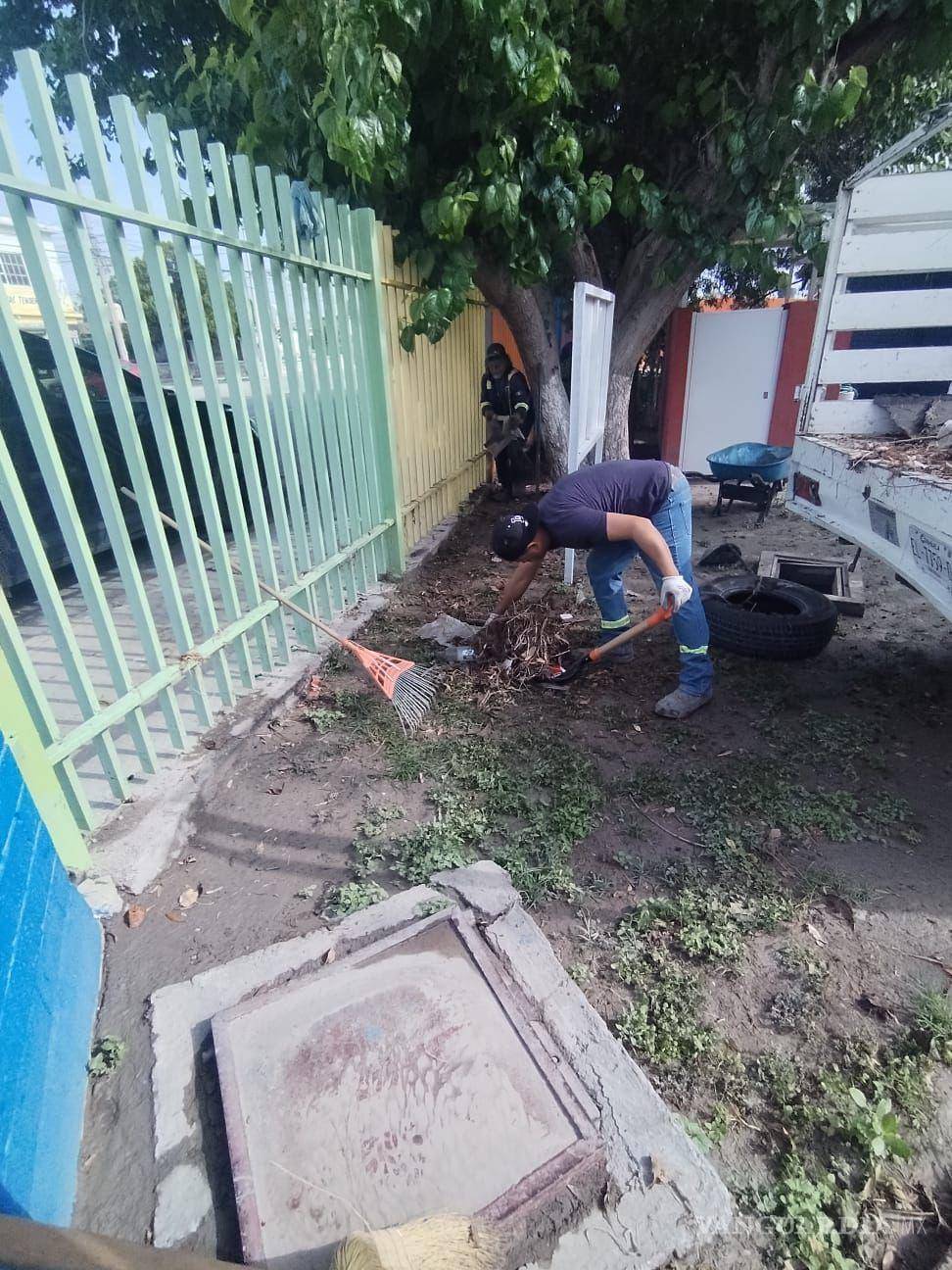 $!Personal y autoridades estarán trabajando en la barda hasta que las y los menores puedan volver a clasess presenciales.