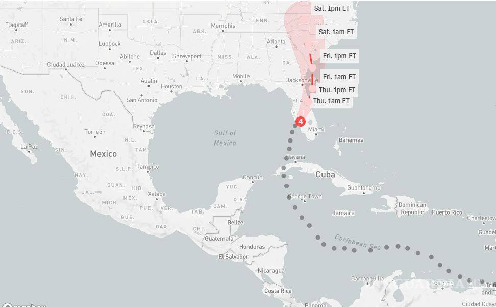 $!El huracán Ian se fortaleció a categoría 4 en su camino a Florida tras un paso devastador en Cuba. Las autoridades han alertado a los residente no bajar la guardia.