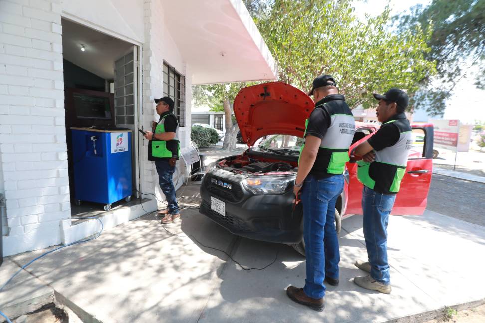 $!Uno de los Centros de Verificación Vehicular, ya en operación con nuevo equipo.