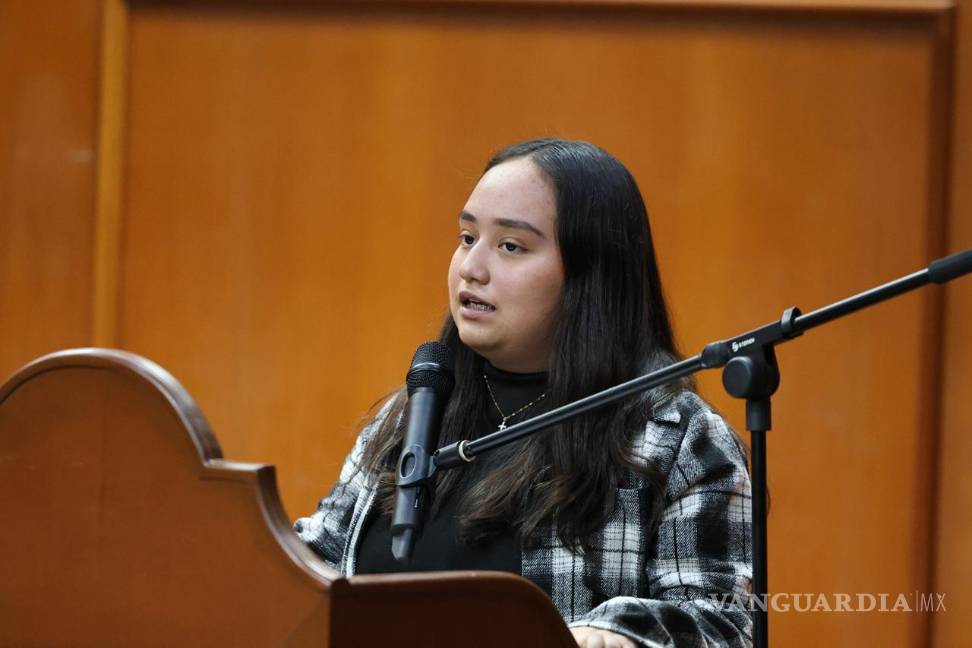 $!Karen Janeth Arriaga García compartió su experiencia y agradeció el aprendizaje adquirido.