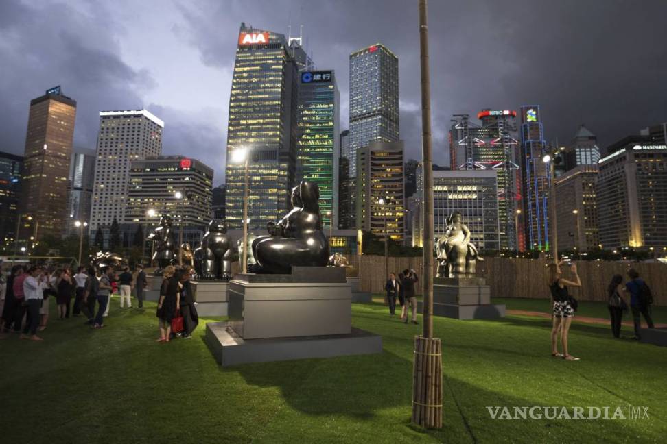 $!Botero, primer artista en exponer esculturas en el centro de Hong Kong