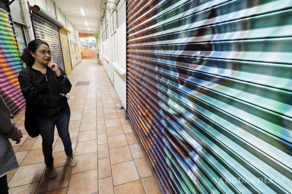 $!‘Murales de trastienda’: Más vida y color para el Mercado Juárez