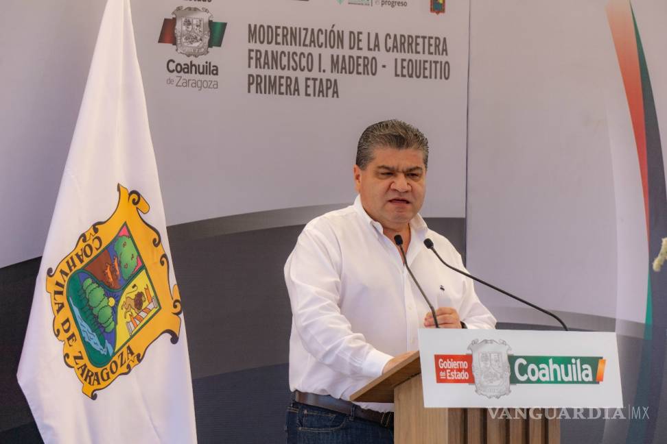 $!Inicia gobernador modernización de carretera de Francisco I. Madero- Lequeitio