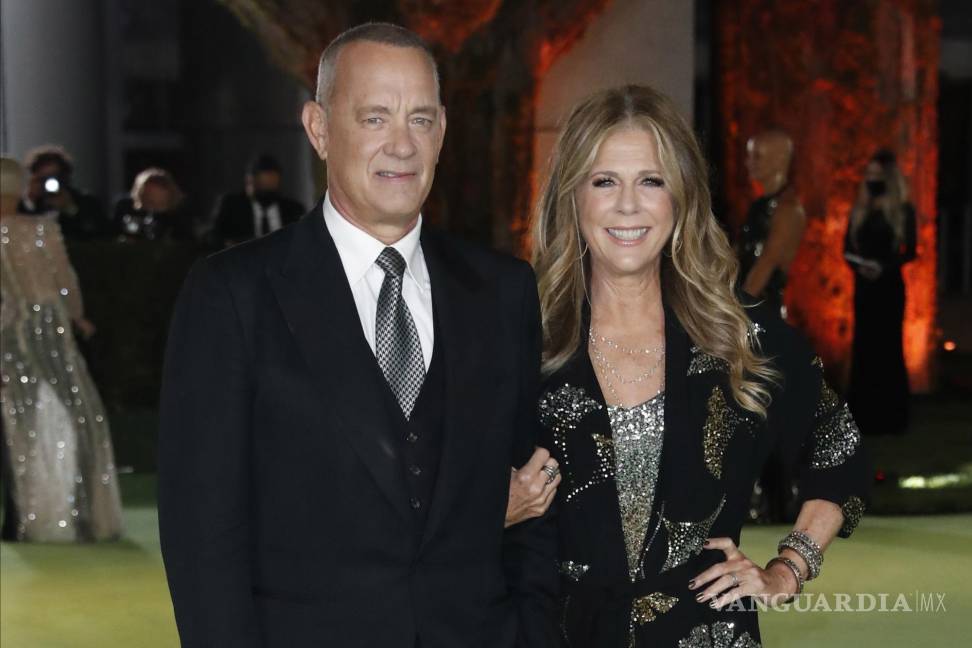 $!Tom Hanks y Rita Wilson.