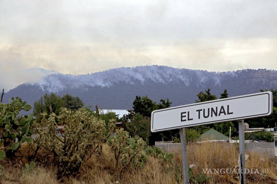 $!Incendio en las comunidades de Arteaga, El Tunal y Carbonera.