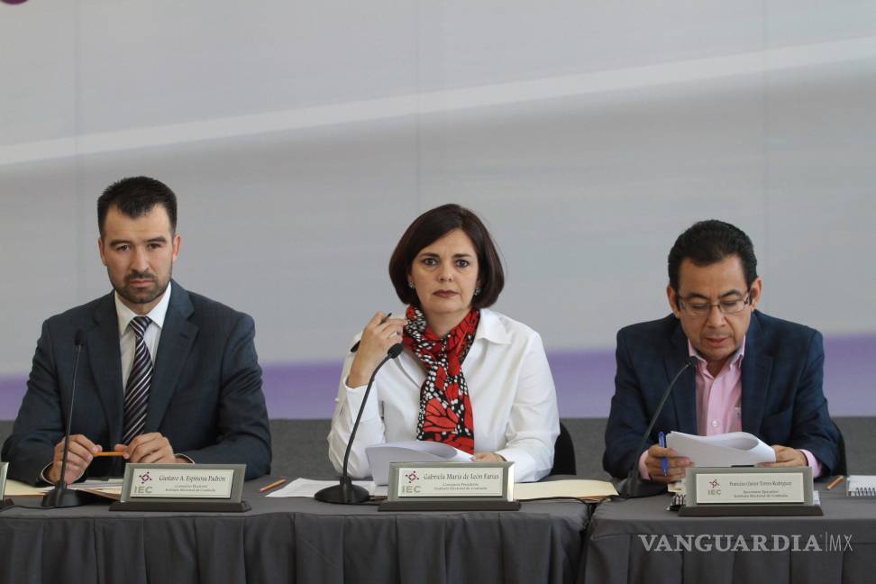 Se registran tres alianzas para elecciones de Coahuila en 2018