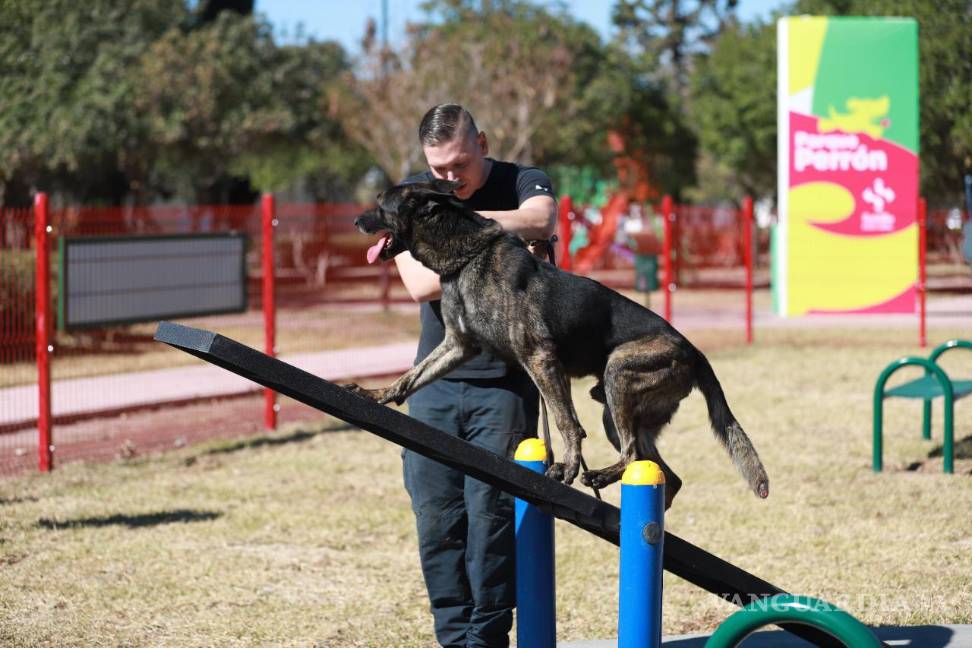 Dejan en Parque Perrón de Saltillo ‘huella’ de sus mascotas, en su primer día de actividades