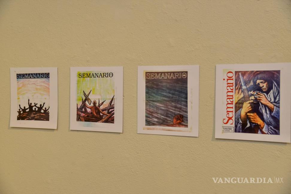 $!Recuerdan legado de Eloy Cerecero con exposición de sus portadas en Semanario de VANGUARDIA