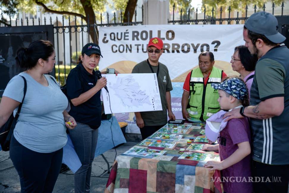 $!La Dirección de Medio Ambiente explicó la importancia de los arroyos en la ciudad con la dinámica “¿Qué rollo con tu arroyo?”.