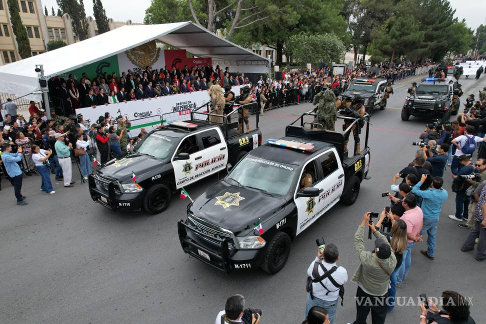 $!El alcalde señaló que los 16 agrupamientos operan con equipamiento similar al de una policía estatal.