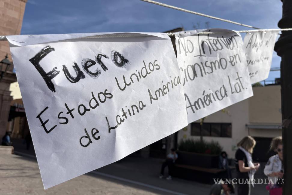 $!La movilización se realizó en la zona centro de Saltillo y congregó a ciudadanos de distintas organizaciones sociales.