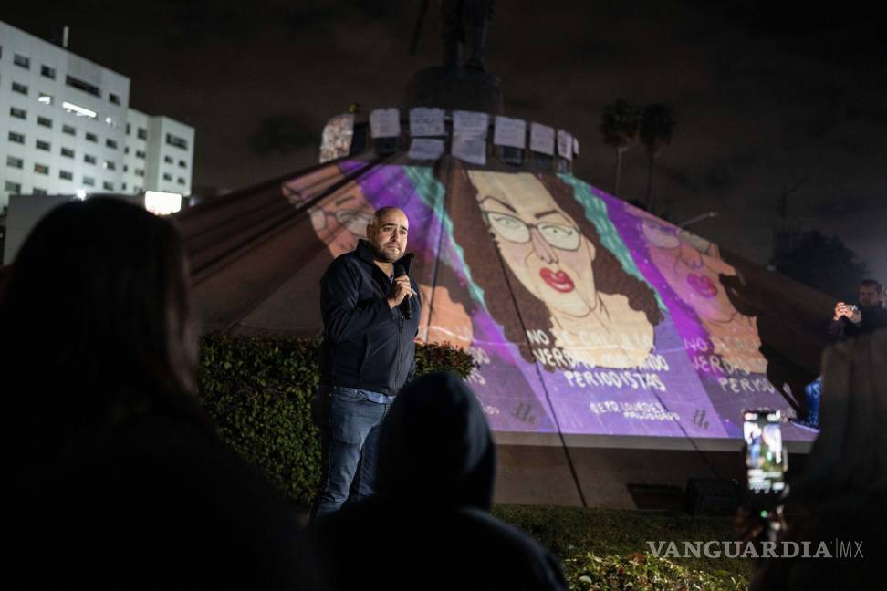 $!23/01/2024. El gremio periodístico se unió para conmemorar el segundo aniversario de la muerte de la periodista Lourdes Maldonado en Tijuana.