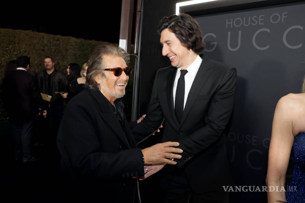$!Al Pacino trabajó al lado de Adam Driver en la película basada en la historia de la familia Gucci.