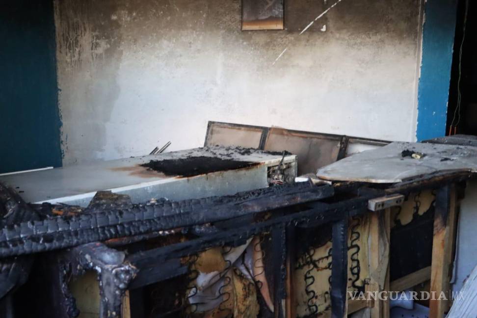 $!Saltillo: van tras involucrados por doble asesinato en incendio