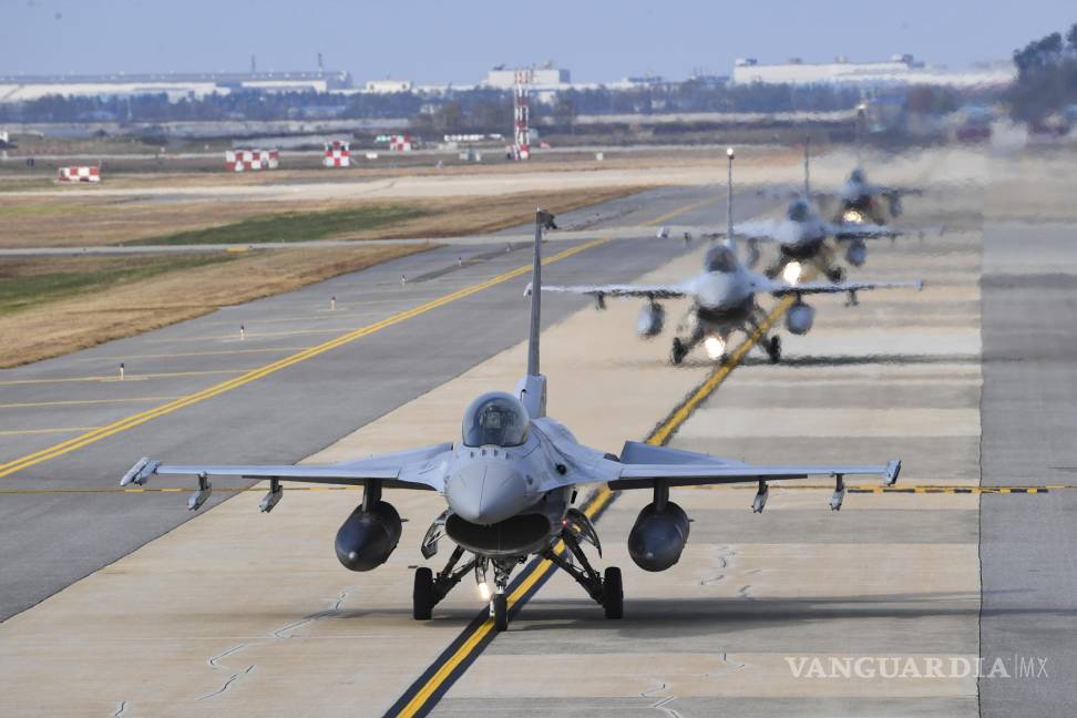 $!El JCS surcoreano detalló en un comunicado que aviones de combate F-15 y F-16 dispararon estos misiles.