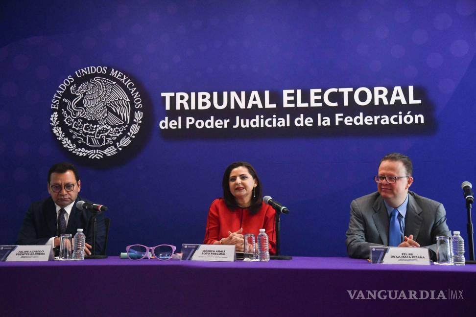 $!Mónica Aralí Soto, magistrada presidenta del TEPJF (c).