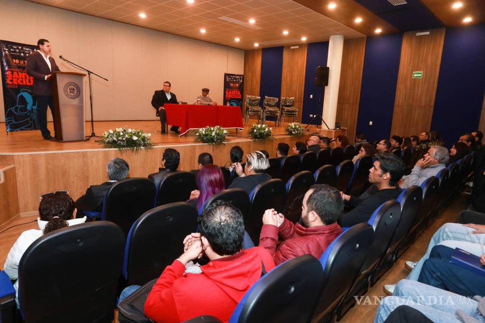 $!Durante el acto se inauguró la Semana Cultural Santa Cecilia 2025, que se realizará del 10 al 14 de noviembre en varias sedes culturales.